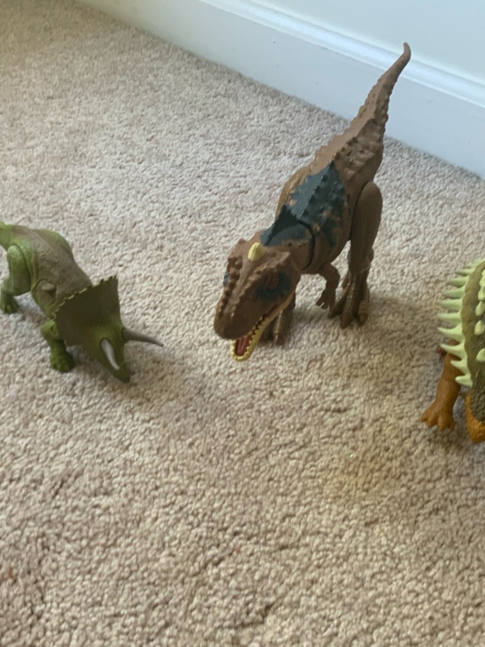 3 Dinosaur Figure Lot No Batteries!